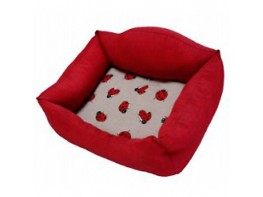 Imagen del producto Siesta cama rojo mariquitas 55 cm