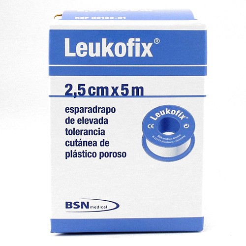 Leukofix Esparadrapo plástico 5x2,5 cm